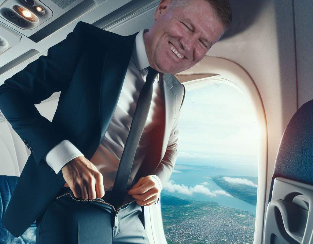 Noi dezvăluiri: Iohannis ar fi închiriat un avion doar ca să se p*şe pe noi