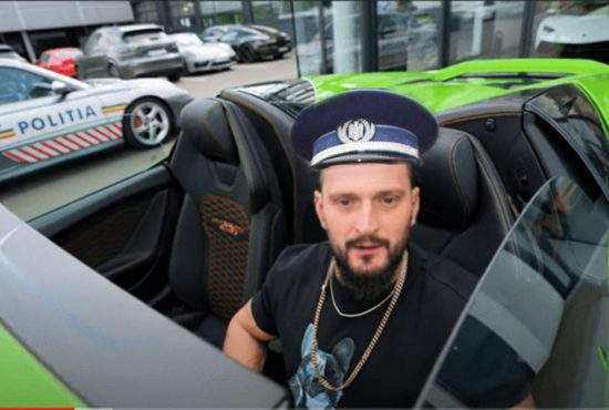 Polițist beat și drogat, prins la volanul Lamborghiniului confiscat de la Dorian Popa
