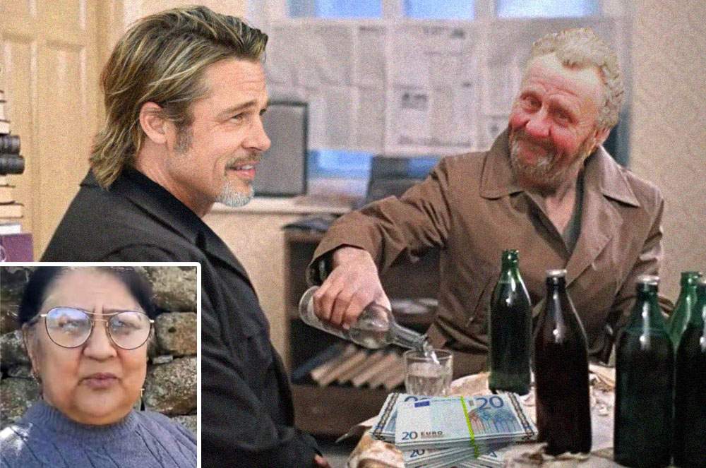 Nea Costel l-a îmbătat pe Brad Pitt şi a recuperat cei 1300 de euro ai femeii ţepuite