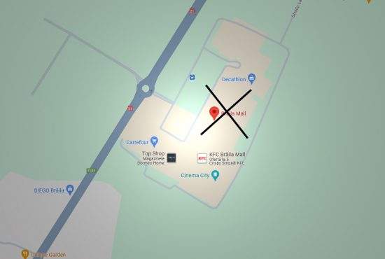 Brăilenii au scos mallul de pe Google Maps ca să nu-l mai găsească turiştii din Galaţi