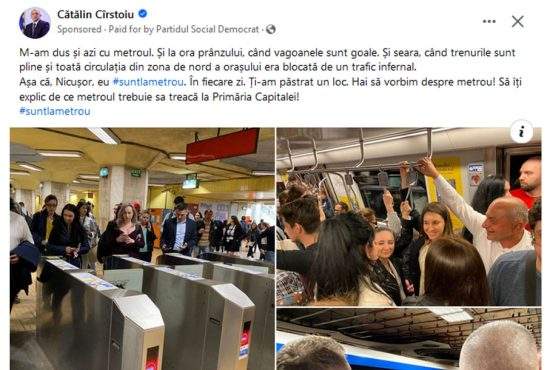 Cîrstoiu, captiv la metrou de 3 zile. Încearcă să urce pe scara rulantă care coboară