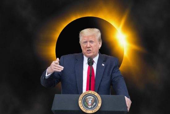 Donald Trump: ”Dacă eram președinte, nu se întâmpla eclipsa de soare!”