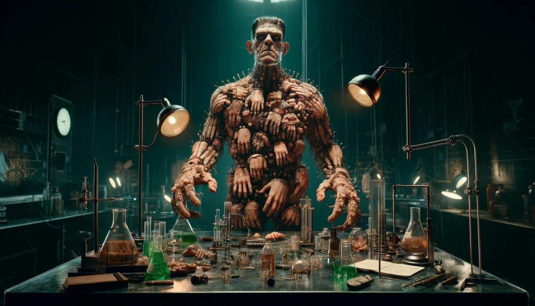 Un cercetător interlop l-a recreat pe Frankenstein din degetele tăiate de la datornici