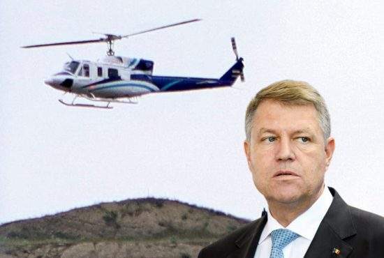 Românii strâng bani ca să-i cumpere lui Iohannis un elicopter la fel ca cel din Iran