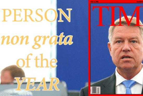 Moment istoric. Revista Time l-a numit pe Iohannis Persona Non-Grata a anului!