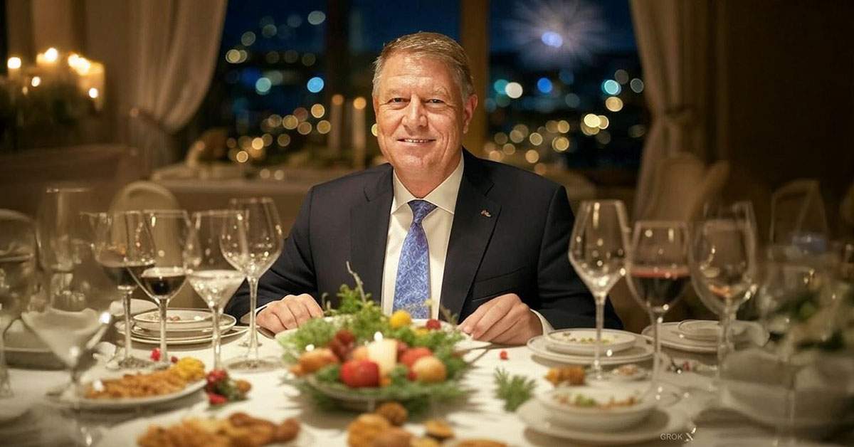 Tipic. Iohannis a rămas la o familie de la Revelion și nu mai pleacă