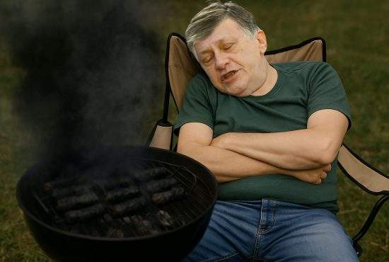 Pe ăsta-l vreți președinte? Crin a adormit în fața grătarului și a ars toți micii
