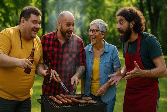 Dezbatere aprinsă în Mediaş de 1 Mai. Care mici sunt mai buni, vită-om sau om-oaie?