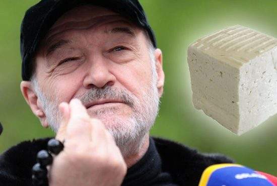 Suflet bun! Ca să-l consoleze pe Simion, Becali l-a iertat de datoria aia de 3 tone de brânză