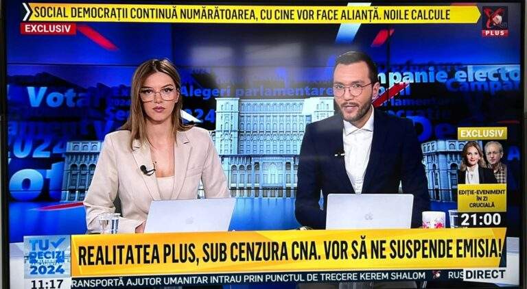 Realitatea TV, suspendată 10 minute de CNA. IQ-ul mediu în România a crescut cu două puncte