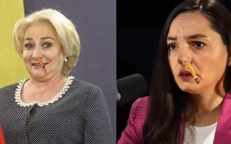 Dăncilă exultă după tâmpeniile spuse de Anamaria Gavrilă: „He-he, hehehehe”