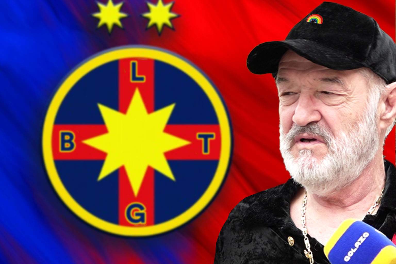 Ca să fie clar că nu mai ţine cu Simion, Becali schimbă numele FCSB în LGBT