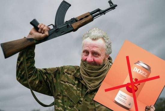 Nea Costel anunţă jihad împotriva blasfemiatorilor care vând supă într-o cutie de bere