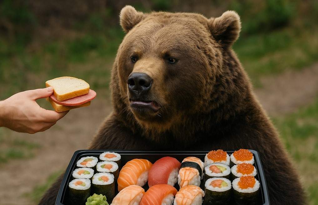 Turiştii străini ne strică urşii! S-au învăţat cu sushi şi refuză sendvişurile cu salam