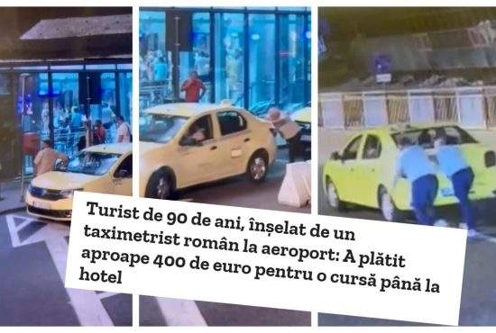 Taximetristul care a luat 400 de euro pe o cursă, făcut consilier la Ministerul de Finanțe