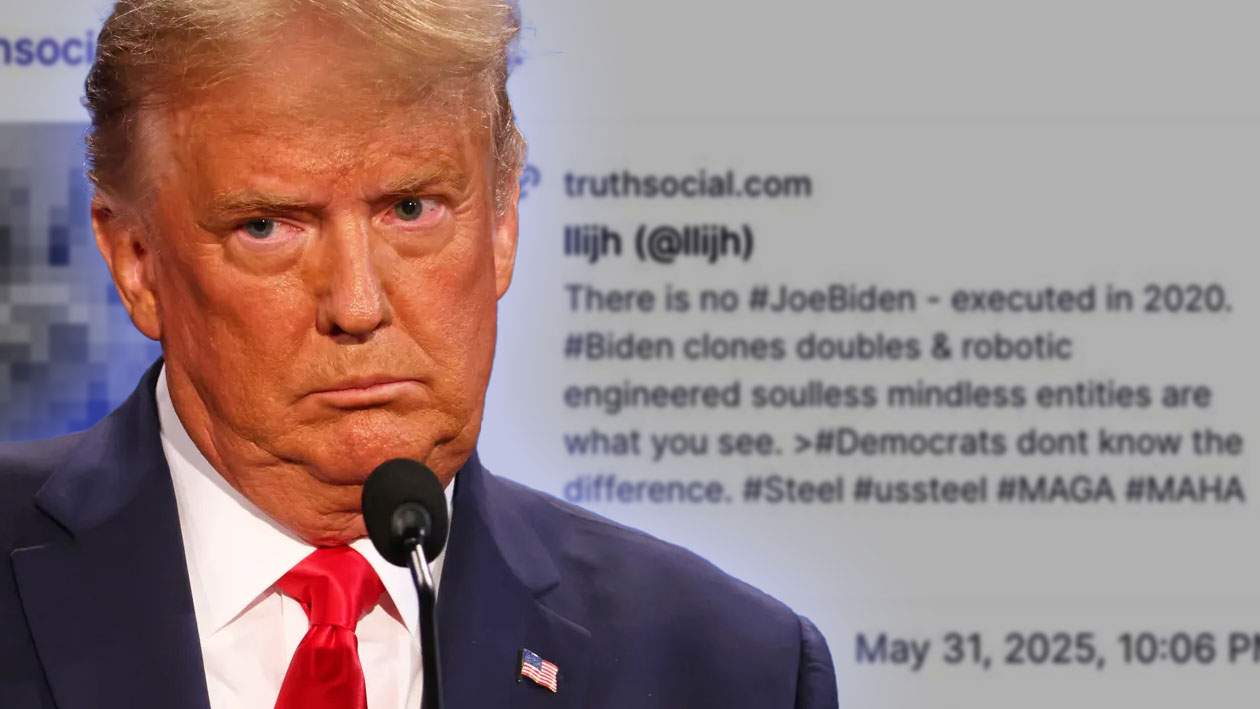 Conspiraţie halucinantă: Trump susţine că în 2024 Biden a fost înlocuit cu un cretin portocaliu
