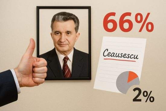 66% dintre români îl apreciază pe Ceaușescu, dar sub 2% dintre ei știu să-i scrie numele corect