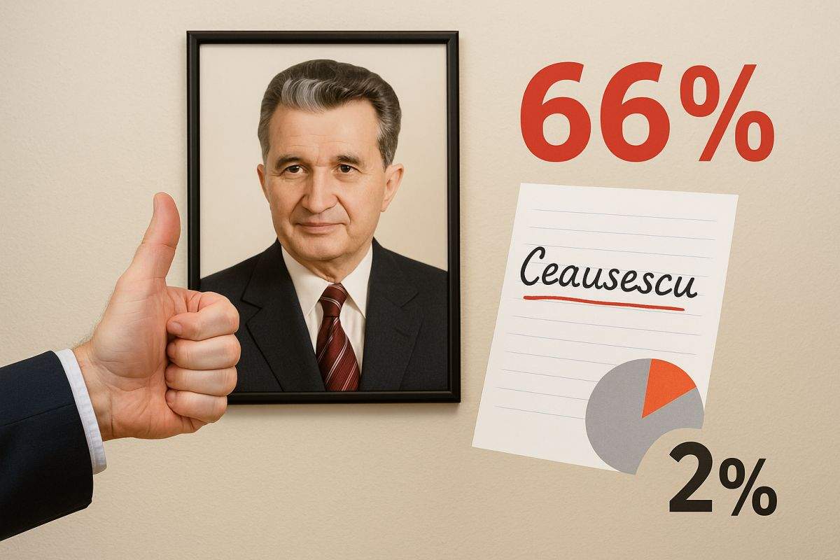 66% dintre români îl apreciază pe Ceaușescu, dar sub 2% dintre ei știu să-i scrie numele corect