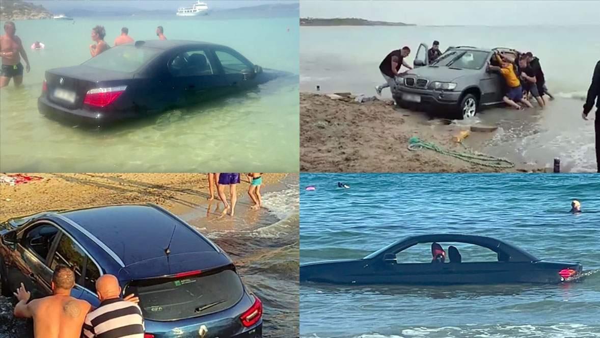 De frica hoţilor de pe plajă, tot mai mulţi români îşi iau maşina cu ei când intră în apă