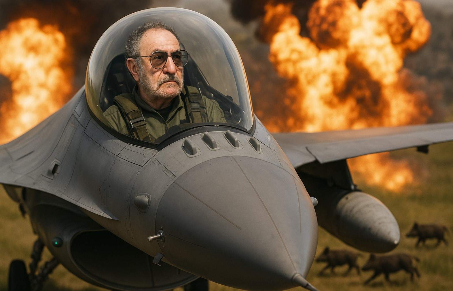 Auzind că e cel mai bun avion de vânătoare, Ţiriac şi-a luat un F35 pentru mistreţi
