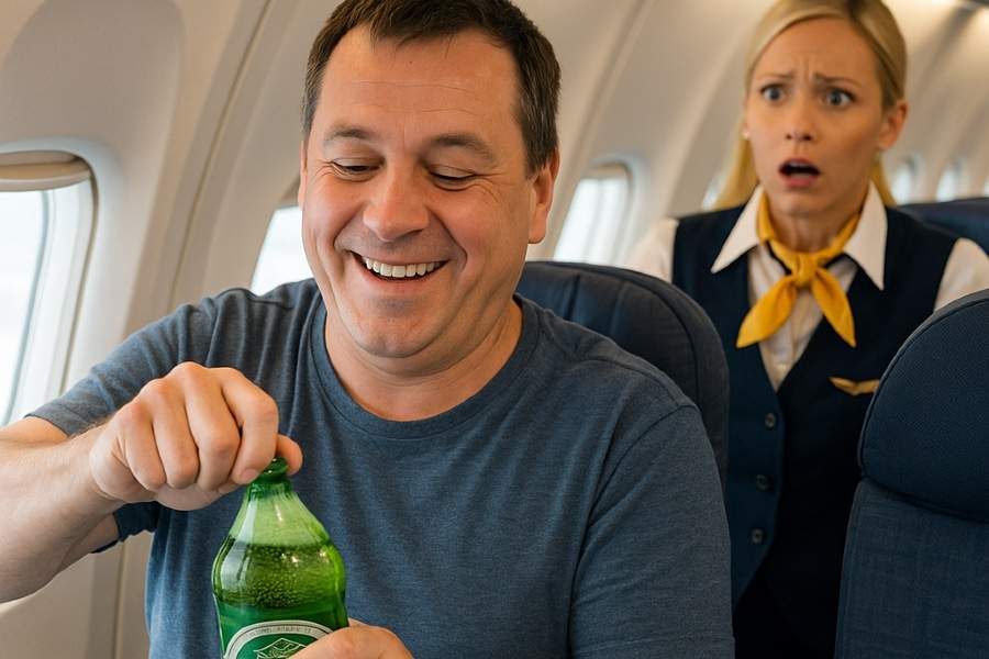 Nu mai sunt restricții pentru lichide în aeroport. Românii pot lua petul de bere în avion!