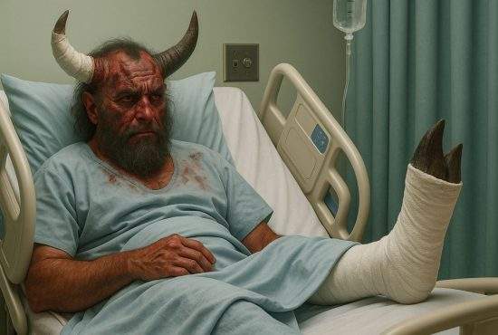 Satan, în spital după ce a fost bătut crunt de niște mineri întărâtați de un necunoscut