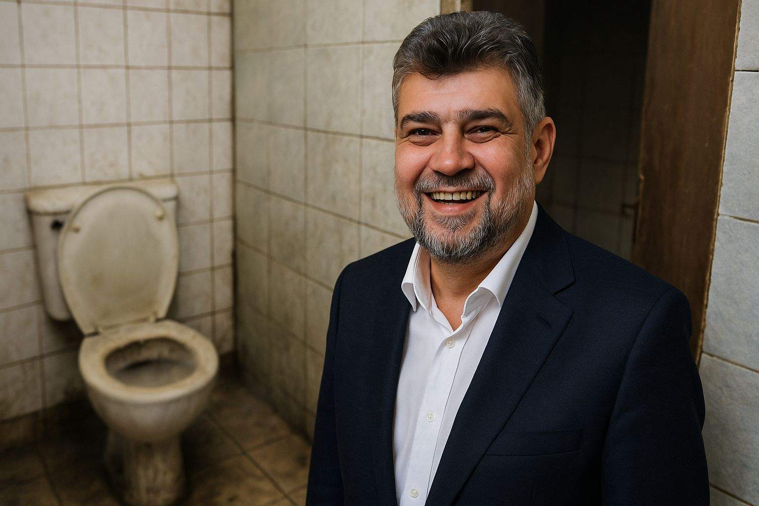 Pe lângă deficit, Ciolacu a lăsat în urma lui și un damf în budă de nu s-a putut intra o lună în ea