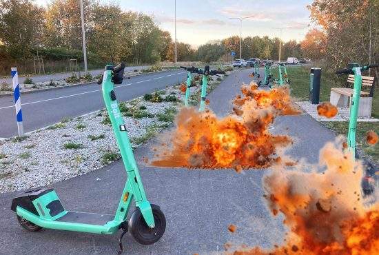 Când nu vin drone de la ruşi, piloţii de F-16 se vor antrena trăgând în trotinete electrice