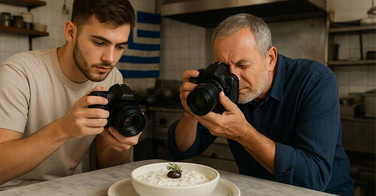 Doi români arestați în Grecia pentru spionaj. Au fotografiat rețeta secretă de tzatziki