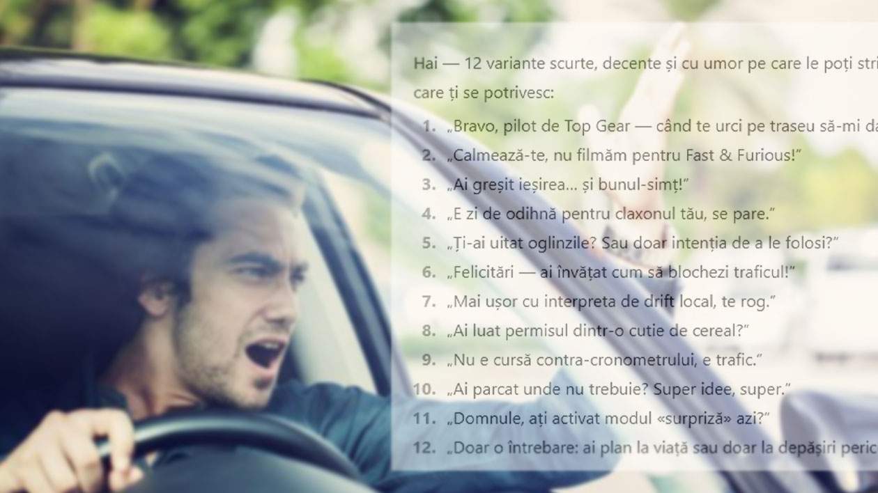 S-au lenevit! Tot mai mulţi şoferi din Bucureşti folosesc ChatGPT să se înjure în trafic
