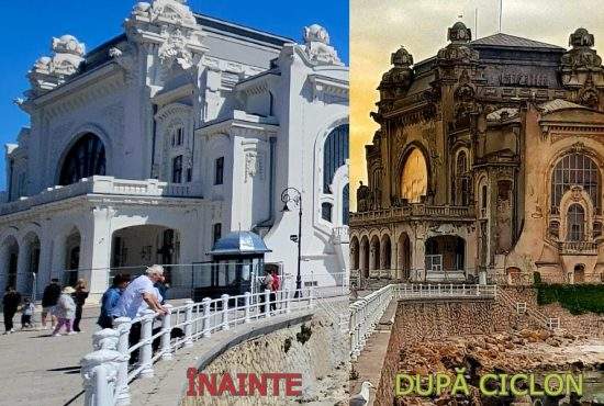 Din cauza ploii, Cazinoul din Constanța trebuie renovat din nou și se închide