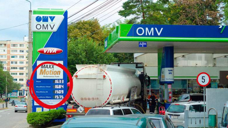Supărați că i-am bătut aseară, austriecii de la OMV au dublat azi prețul benzinei