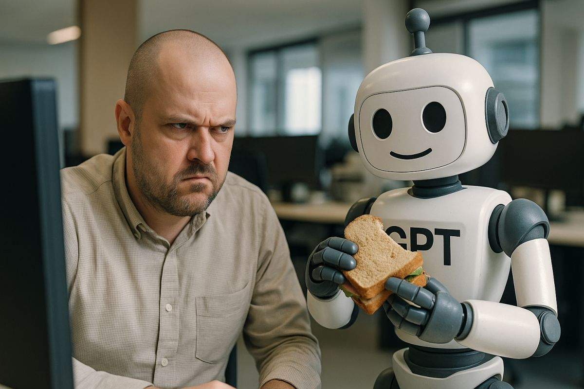 ChatGPT își face de cap în redacția G4Media! Azi i-a furat senvișul lui Dan Tăpălagă
