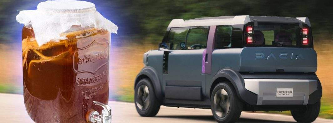 Noi detalii despre Dacia Hipster! Are primul motor din lume care merge cu kombucha