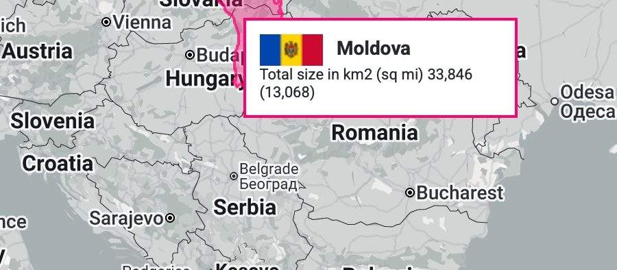 Moldova a fost trecută pe hartă mai la vest decât noi, că România e mai aproape de ruși acum