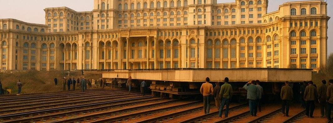 Încep lucrările la şantierul de mutare a Casei Poporului ca să se vadă Catedrala mai bine
