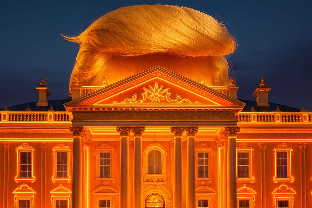Donald Trump demolează Casa Albă cu totul. În locul ei se va ridica Palatul Portocaliu