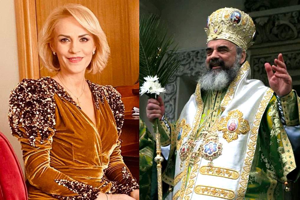 Gabi Firea, absentă la sfinţirea Catedralei. N-a găsit o rochie mai aurie decât a Patriarhului