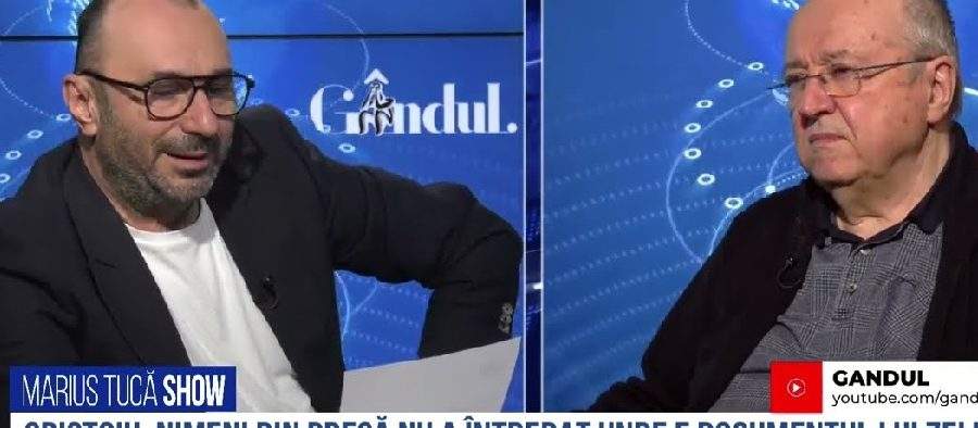 Sărăcie maximă la Gândul! Emisiuni cu Tucă fără bretele și Cristoiu fără vestă