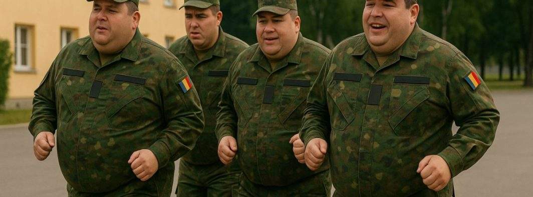 Rezerviştii de peste 150 kg, chemaţi la unitate ca să fie făcuţi generali