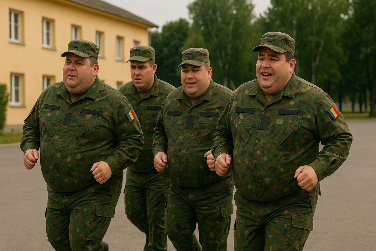 Rezerviştii de peste 150 kg, chemaţi la unitate ca să fie făcuţi generali