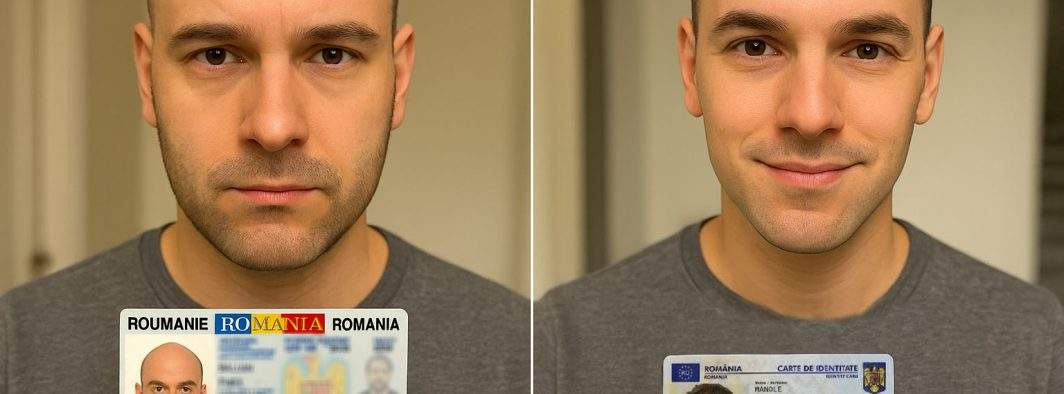 Un român susține că de când are noul buletin cu cip i s-a inversat procesul de chelire