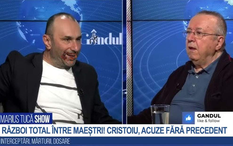 Cristoiu s-a certat cu Tucă după ce acesta i-a mâncat și porția lui de c*cat
