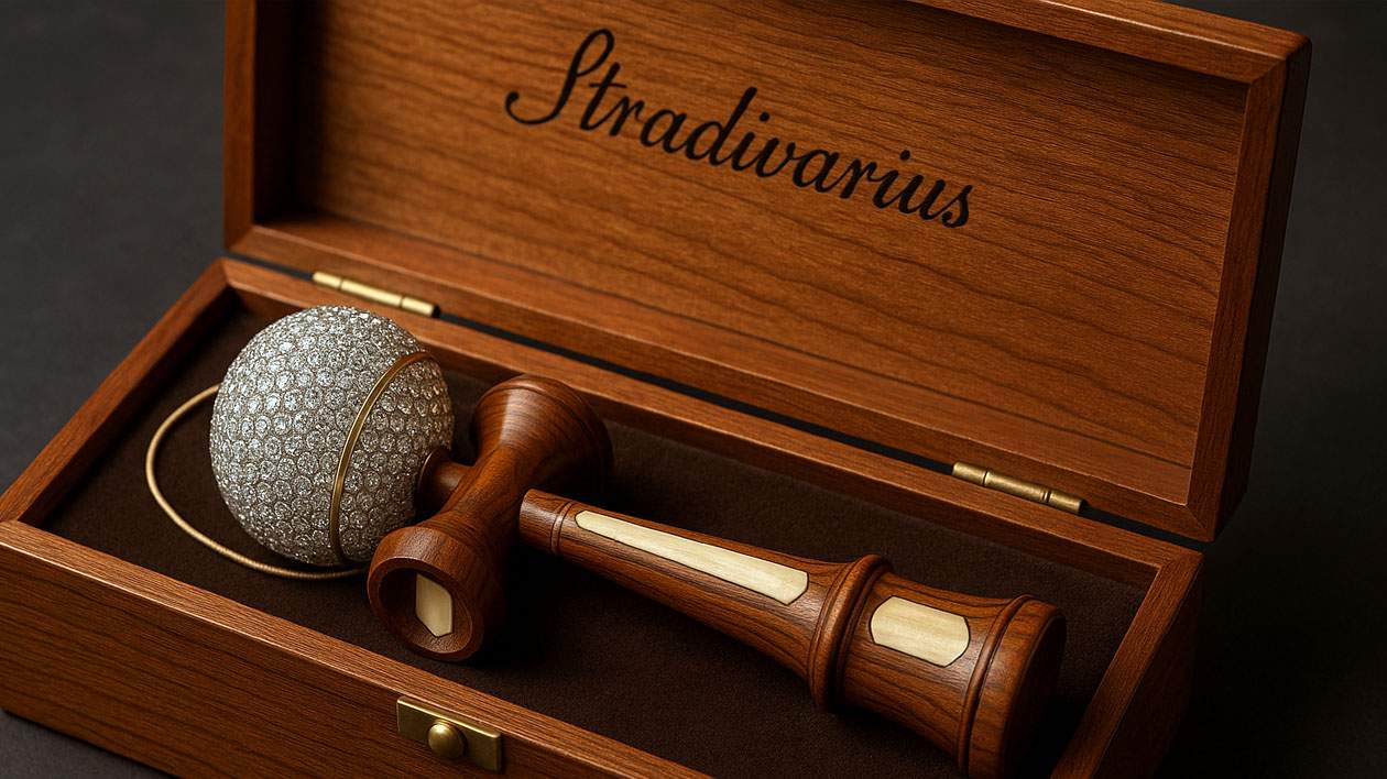 O kendama făcută de Stradivarius când era mic s-a vândut la licitaţie cu 6 milioane de euro