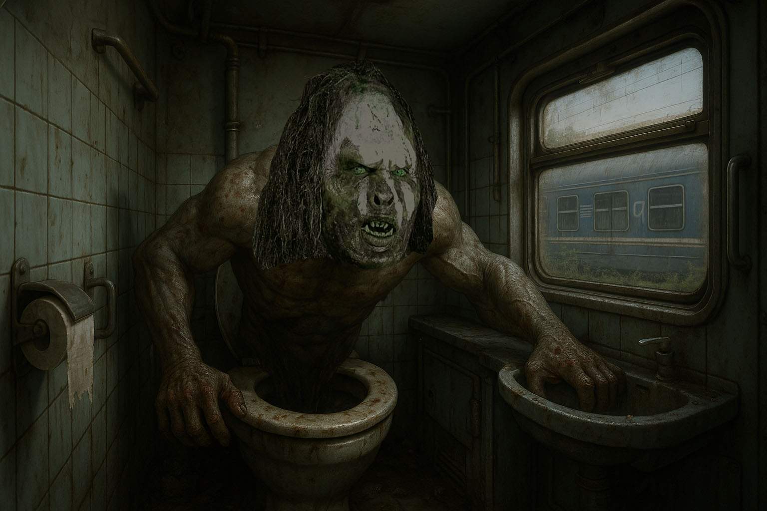 Un român a fost atacat de un Uruk-hai care a prins viață într-o budă de tren CFR