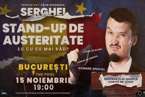 🎙️ Stand-up de Austeritate cu Serghei – „Eu cu ce mai râd?”