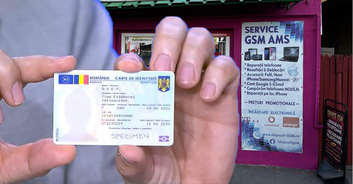 Un român s-a dus la service GSM și și-a făcut unlocking la buletinul electronic