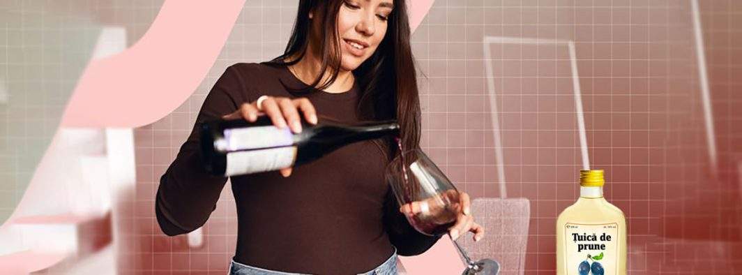 Sfat din bătrâni. Pentru o viață sănătoasă, vinul roșu trebuie băut după o țuică