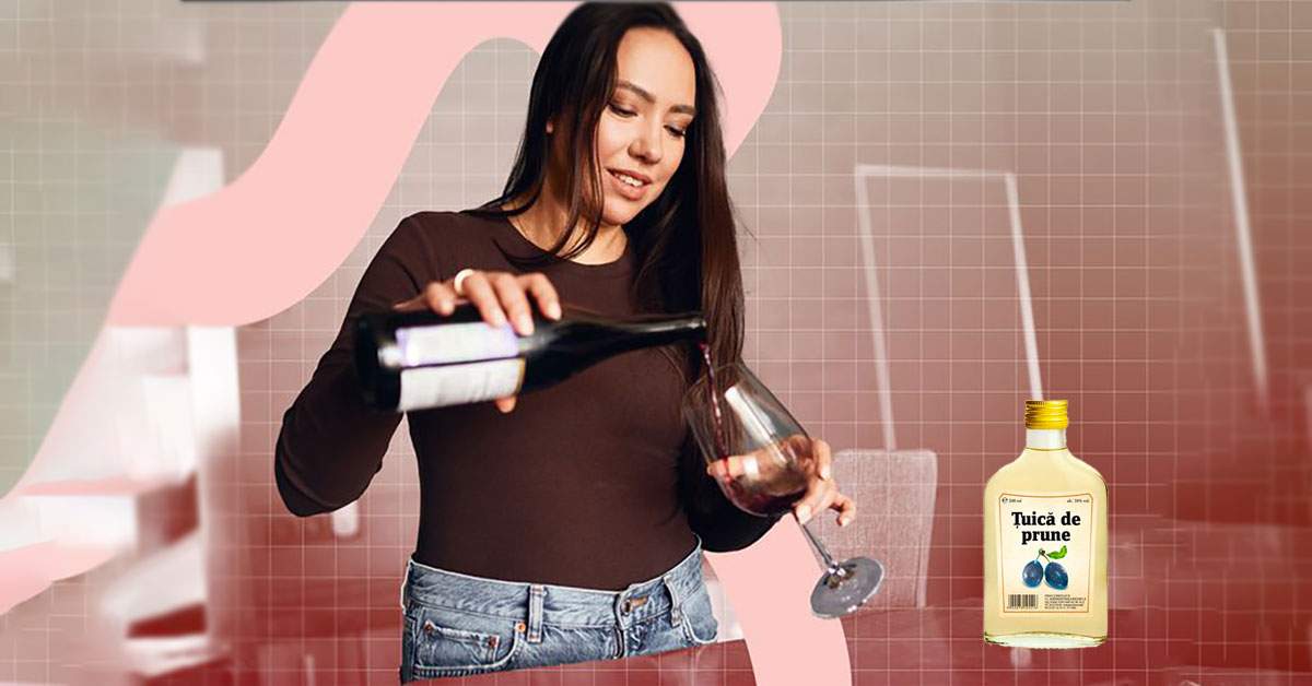 Sfat din bătrâni. Pentru o viață sănătoasă, vinul roșu trebuie băut după o țuică