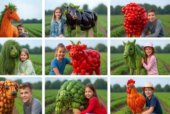 Criză de zacuscă în țară, că din legume s-au construit animale anul ăsta